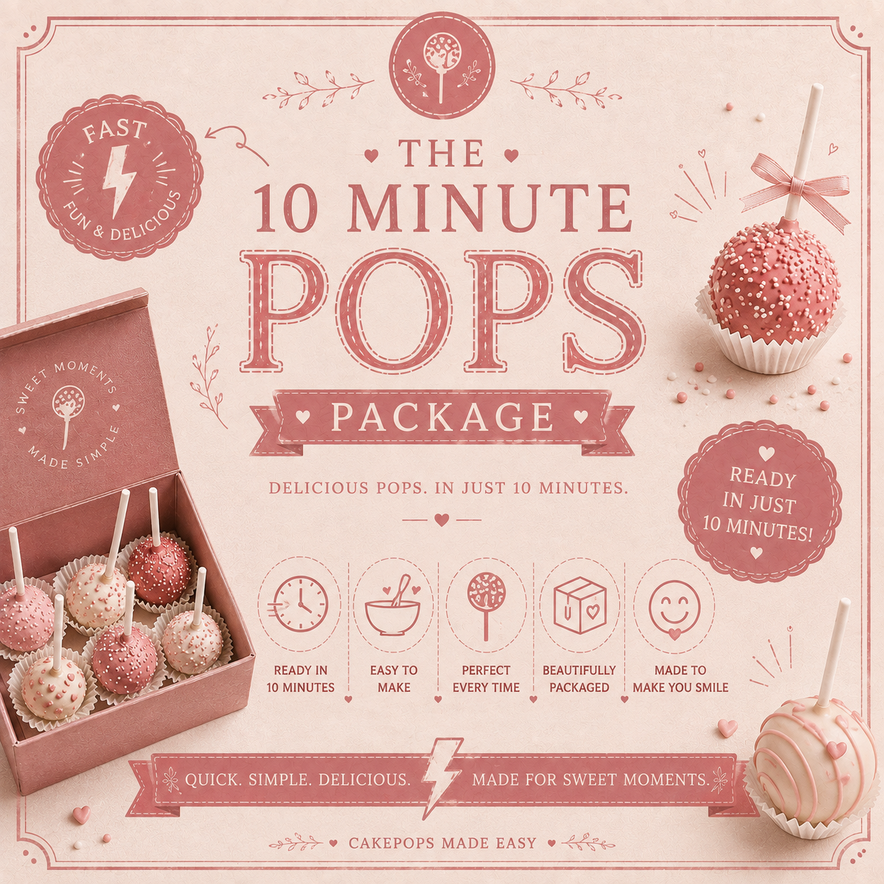 The 10 Minute Pops Package