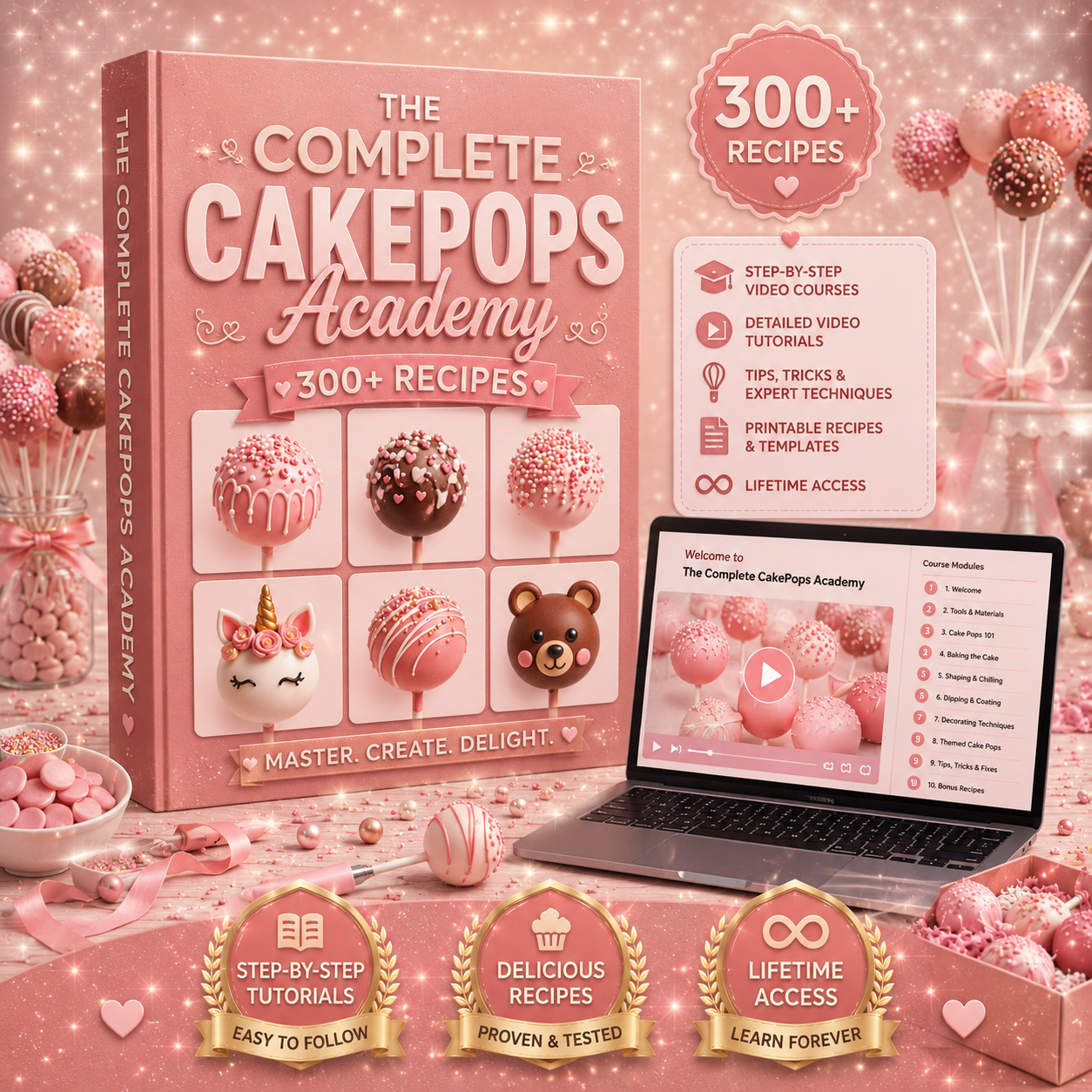 The Complete CakePops Academy